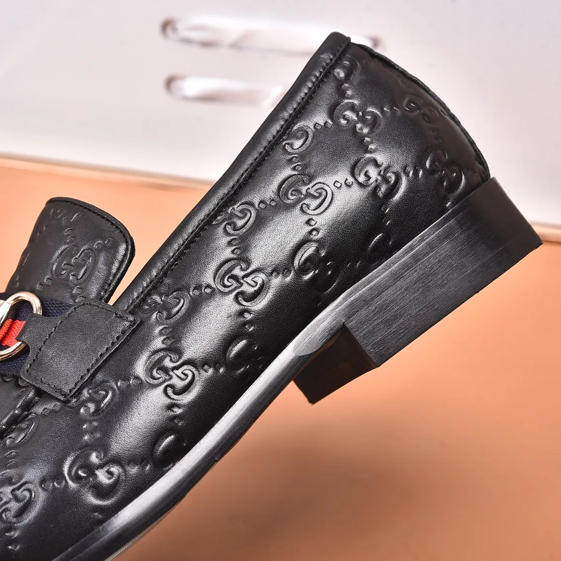 Men's shoes💰540📛📛Original (water-dyed cowhide) Gucci GUCCI official website formal shoes🌀 Italian🇮🇹imported cowhide➕top imported water-dyed cowhide lining💋Finely handmade original bottom, the real thing looks better when photographed in person Standard size 38-44